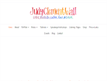 Tablet Screenshot of judyclementwall.com